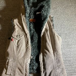 Sherpa Corduroy Vest